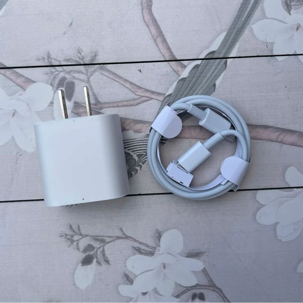 White type C Wall Charger with Cable